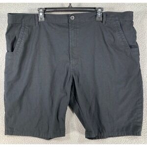 Genuine Dickies Ripstop Utility Shorts Mens 44 Black Stretch Tool Pocket